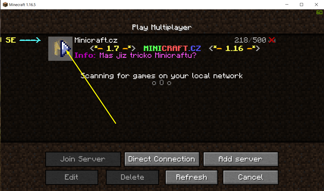 Jak se v Minecraftu připojit na multiplayer server